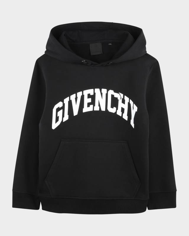Kid's Logo-Print Fleece Hoodie, Size 6-12